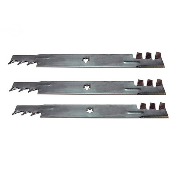 RAParts Three (3) Heavy Duty Commercial Mulching Blades Fits Poulan/Fits Husqvarna/Fits Craftsman Replaces 134149 138971