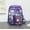 Purple, variant on Large Clear Backpack Heavy Duty Stadium Approved See Through Backpack Waterproof Clear Book Bag with Reinforced Strap for School Work Travel Festival