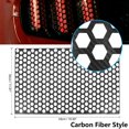 thumbnail image 1 of 2X Car Rear Tail Light Lamp Stickers Honeycomb Type Decal Carbon Fiber Style 48 x 30cm, 1 of 7