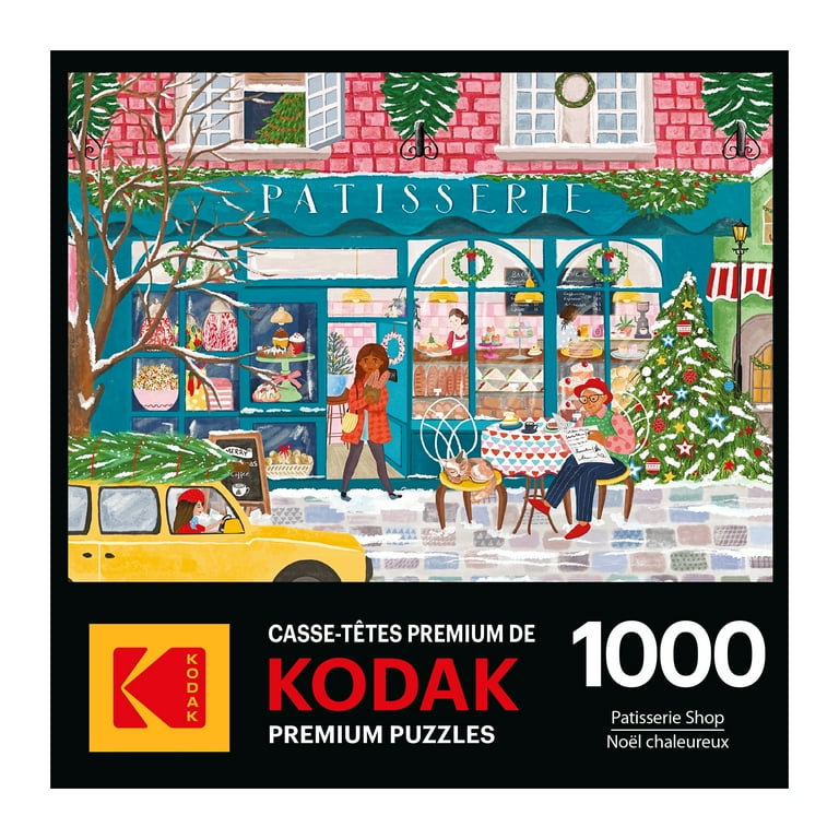 RoseArt Kodak 1000-Piece Patisserie Shop Adult Interlocking Jigsaw