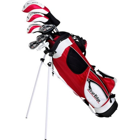 Tour Edge Golf HT Max-J Jr 2x1 Golf Club Set LH, Red