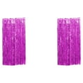 thumbnail image 2 of Destyer DIY Foil Curtain Exquisite Craft And Lustrous For Wedding Decoration Rose Red3*1m 2Set, 2 of 5
