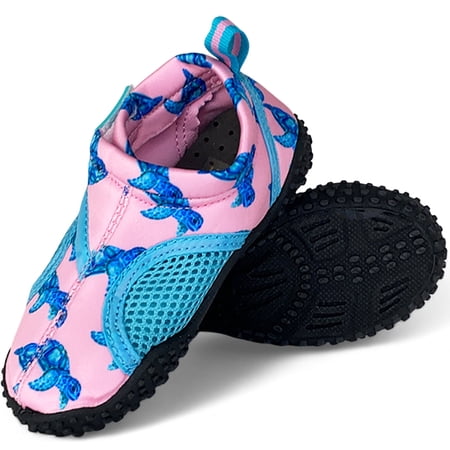 Norty Toddler Boy's Girl's Quick Dry Shark Aqua Socks Slip-On Water Shoes