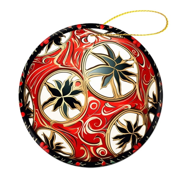 Christmas Football Soccer Ball Ceramics Ornaments Football Soccer Christmas Tree Ornaments Ornament for Christmas Tree Housewarming Gift