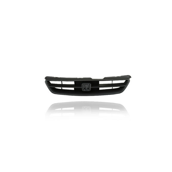 Grille - Compatible/Replacement for '98-00 Honda Accord Coupe - Black, Emblem Provision - 75101S82A01