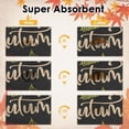 thumbnail image 7 of Coffee Mat for Countertops, Sweet Greetings Fall Foliage Colorful Dish Drying Mat 2 Pcs for Kitchen Bar Accessories, Fit Under Coffee Maker Espresso Machine Dish Rack Hide Stain Rubber 12x19in, 7 of 7