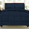 thumbnail image 2 of Luxury 5 Piece Bed-in-a-Bag Down Alternative Comforter and Sheet Set - Navy - Twin XL, 2 of 2