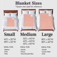 thumbnail image 4 of Classic Pink Pattern Flannel Blanket for Bed,Travel and Camping, Abstract Tribal Aztec Western Super Soft Cozy Blanket for All Seasons 32"x48", 4 of 7