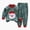 A33-Green, variant on Kids 2-Piece Long Sleeve Pajamas for Toddlers No-Slip Cuffs, Sizes 24M–12Y Loungewear Homewear,2-3 Years