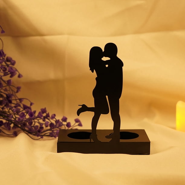 Candelabro De Madera Para Bodas Y Aniversarios - Regalo único Para Novios Con Mensaje Especial