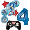 The Ultimate Sonic The Hedgehog 4th Birthday Balloon Party Supplies