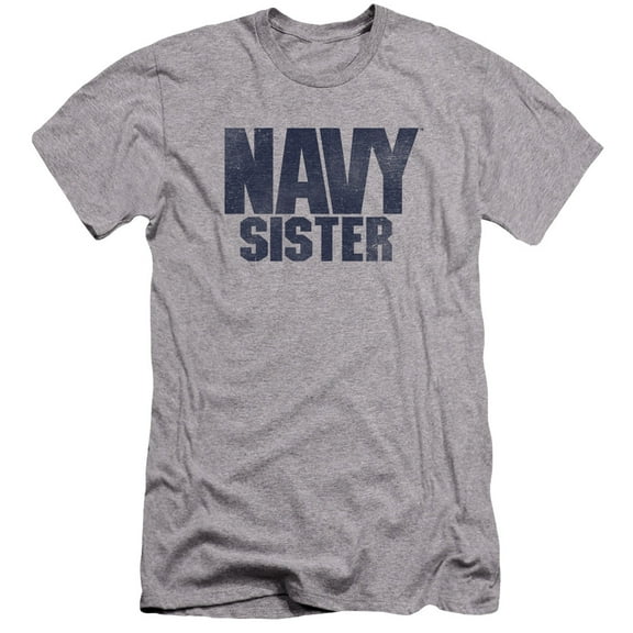 Navy - Sister - Premium Slim Fit Short Sleeve Shirt - Large