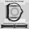 thumbnail image 2 of KBYKO Braided Elastic Bands Compatible with Xiaomi Smart Band 10/9/8, Soft Nylon Strap Adjustable Replacement Wristband for Women Men, 2 of 7