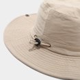thumbnail image 7 of Unisex Western Cowboy Sun Hat - Wide Brim Fisherman Cap for Hiking & Camping, 7 of 7