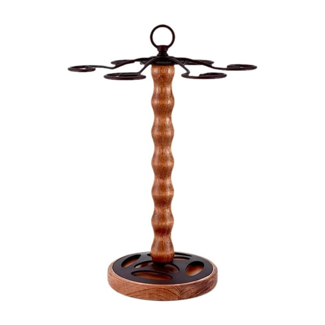 Soporte para copas de vino, soporte para copas de vino, base de madera, estante de exhibición, estante para secar cristalería, estante para secar