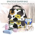 thumbnail image 5 of Daiia Sunflowers Country Large Capacity Baby Bag Waterproof Stylish Diaper Bag Mummy Backpack Adjustable Straps Diaper BagBaby Essentials Bag, 5 of 6