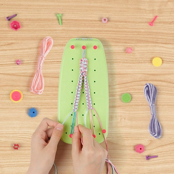 Kit de fabrication de ficelles pour bracelets d'amitié pour filles