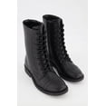 thumbnail image 2 of Women's Side Zip Lace Up Combat Boots, 2 of 6