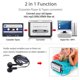thumbnail image 2 of Convertidor de cinta de casete a CD MP3 a través de USB, reproductor de casete portátil Convierta cinta de casete a MP3 digital, compatible con computadora portátil, PC, con auriculares Ormromra CJWUS-4065, 2 of 8