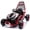 Red, variant on Urday 24V Kids Drift Go Kart 400W High Power 7.46MPH for Aged 6-12 w/ Roll Cage