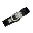 thumbnail image 1 of Wide Stretch Belt For Women Waist Belt Cummerbund Cinchs Belt Crystal Waistband Rhinestone Elastic Belt For Dress Belt, 1 of 4