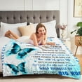 thumbnail image 6 of LHSHID Bonus Daughter Gifts Blanket from Bonus Mom Dad Gift for Bonus Daughter for Birthday Christmas Graduation Day Step Daughter Gifts from Stepparents Throw Blankets 30"x40", 6 of 7