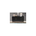 thumbnail image 4 of Alpine Furniture Flynn Wood 3 Drawer Sideboard in Black, 4 of 7