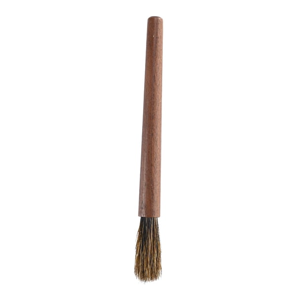 Cepillo de limpieza Mango de cepillo Mango mediano Máquina flexible Kit de cepillo desmontable Brown 18cm