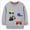 Grey, variant on WXFAZCVU Boys Crewneck Long Sleeve Shirts Pullover Graphic Tee Tops Kids Fashion Going Out Size 7-8 Years