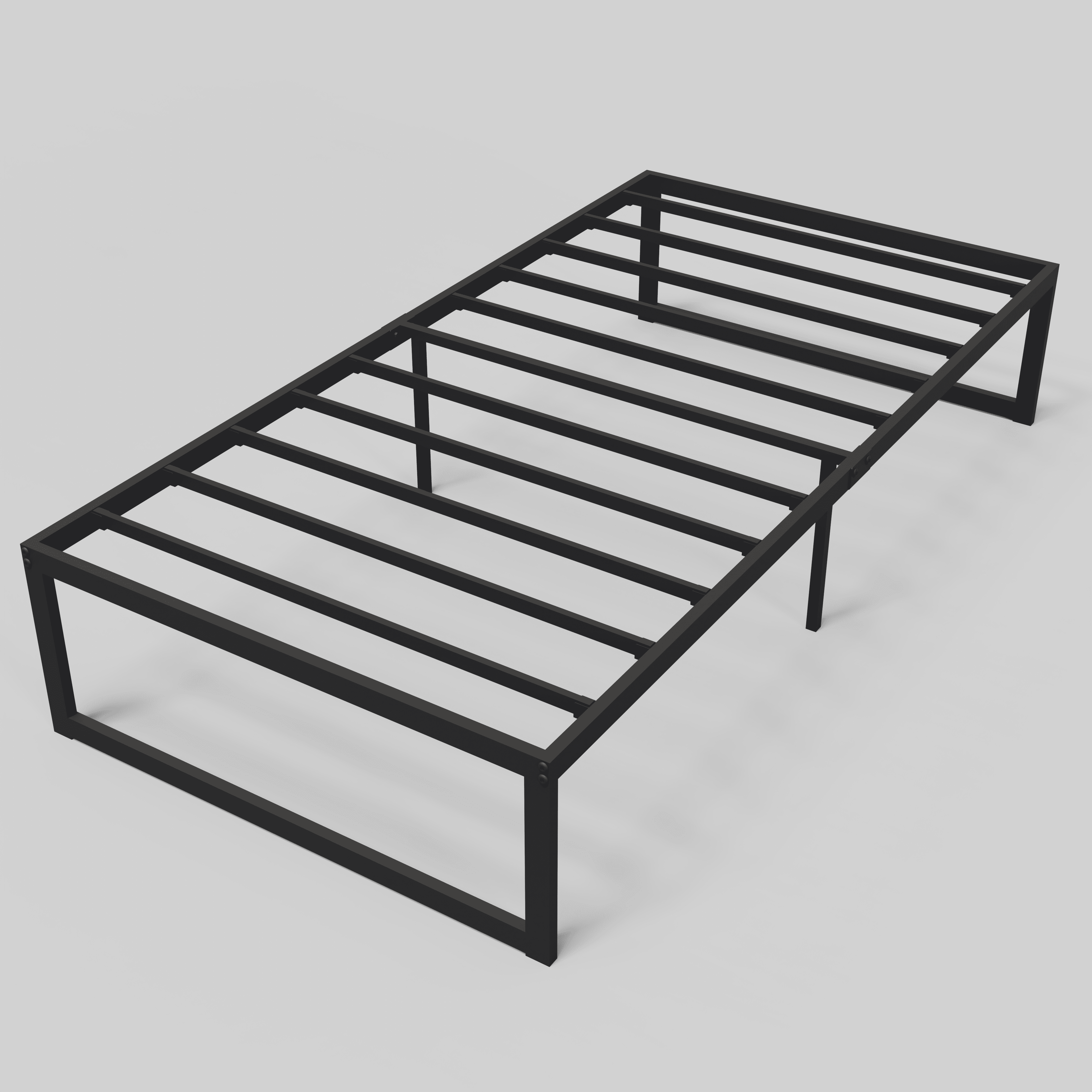 NapQueen Alpha 14" Metal Platform Bed Frame, Twin