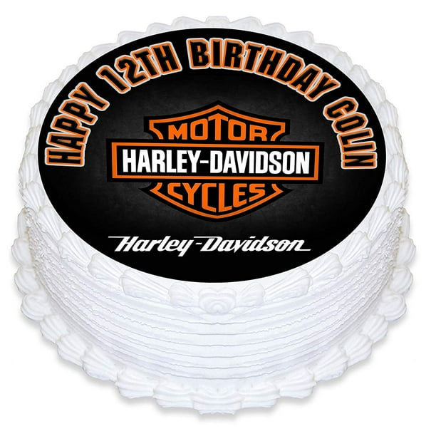 harley davidson logo cake pan