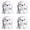 D*4, variant on Clearance Under $1 Cute Resin Ghost with Headband Figurine Halloween Decor