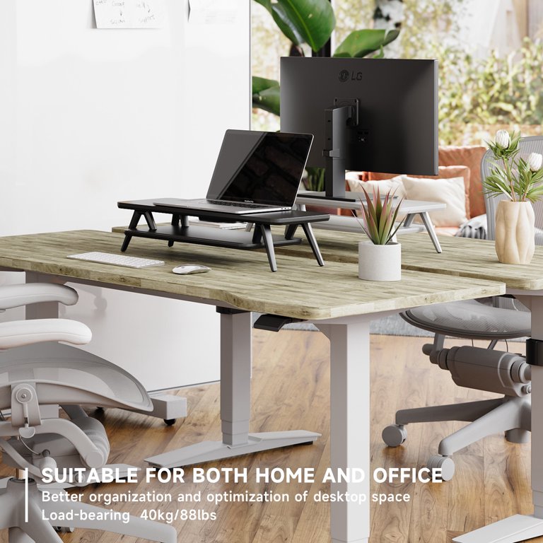 FENGE DESK SHELF SHELL オーク色　W108cm Amazon.com: Fenge Monitor Stand, Monitor Stands Riser for