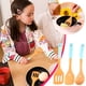 thumbnail image 1 of Set de utensilios de cocina de madera de haya - Cucharas y espátulas de cocina de 6 piezas con asas grabadas - Utensilios de cocina de madera maciza que no rozan, 1 of 4