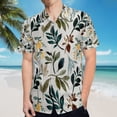 thumbnail image 5 of High Quality Hawaiian Shirts for Men Short Sleeve Aloha Beach Shirt Floral Summer Casual Button Down Shirts Blouses YIUHYJ, 5 of 7