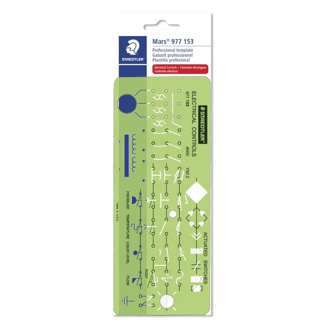 Plantilla Staedtler 977 153 Dibujo técnico 20x8 cm