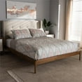 thumbnail image 2 of Baxton Studio Brooklyn Upholstered Full Platform Bed in Light Beige, 2 of 8
