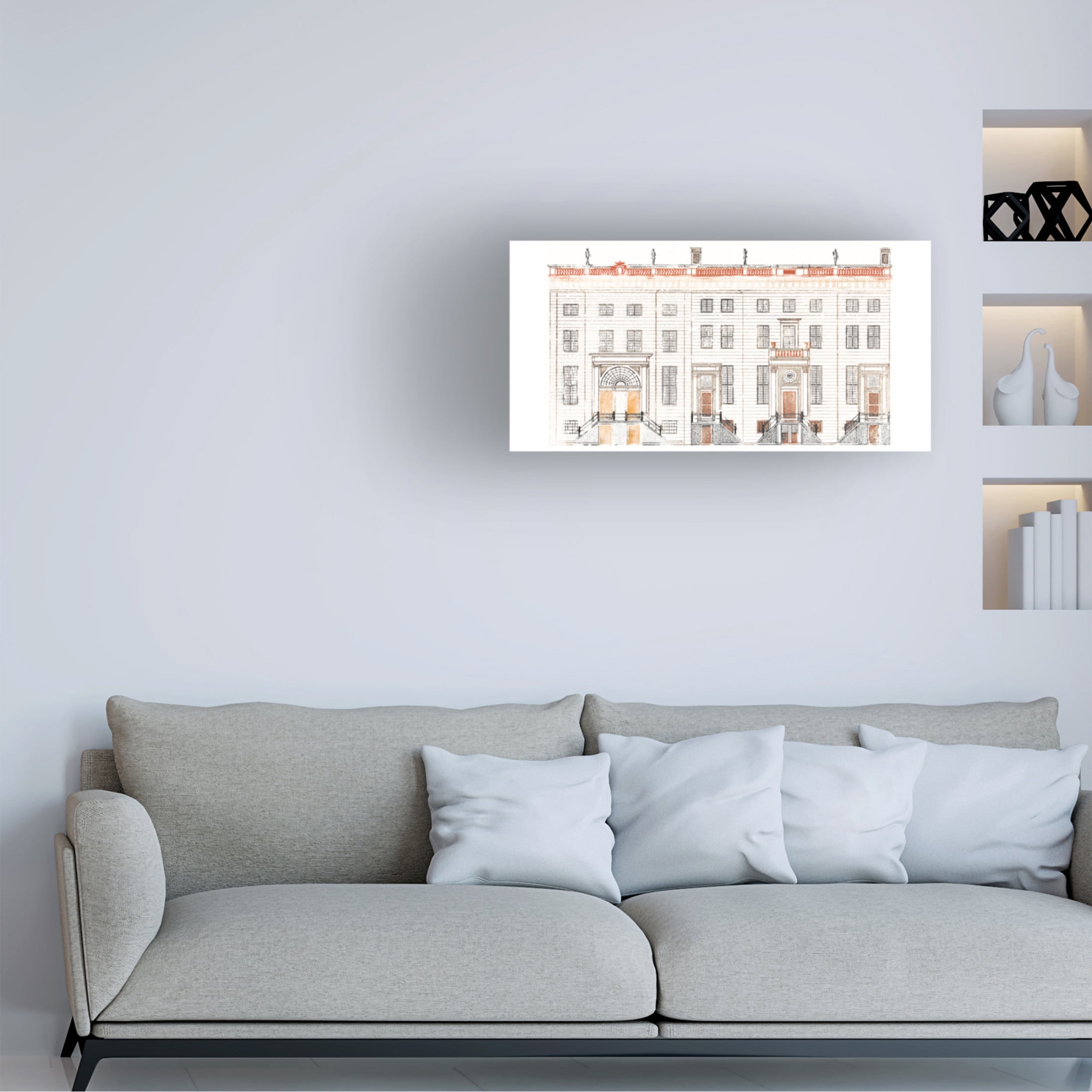 Trademark Fine Art Johan Teyler  Amsterdam Canal Houses V Canvas Wall Art