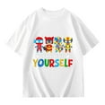 thumbnail image 6 of shoper Autism Awareness Shirt for Kids Autism Support Tee Causal Short Sleeve Tops Back To School Shirt Boys and Girls White 120, 6 of 8