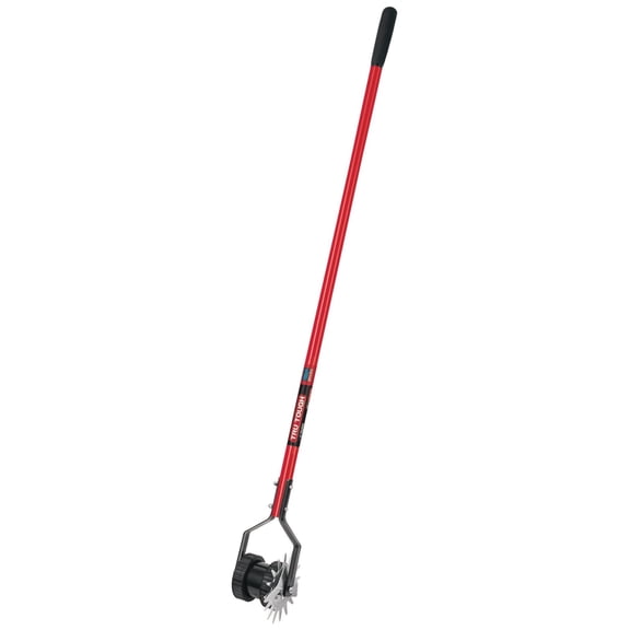 35195 Lawn Edger with Dual Wheel - Fiberglass Handle with Non Slip Grip, Inch
