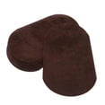 thumbnail image 5 of perfeclan 2x6pcs velvet Oval Elbow Knee Patches Repair Applique sewing suede Dark Brown, 5 of 7
