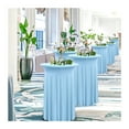 thumbnail image 3 of 60X110CM Spandex Cocktail Tablecloth Skirt Elastic Round Table Cover High Top Table, 3 of 6
