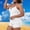solid, variant on Aimik Women's Two-piece Plus Size Tankini Sets Spaghetti Strap Cami Top and Swim Shorts Summer Solid Fit Beach Bathing Suit