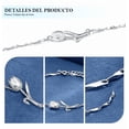 thumbnail image 3 of Pulseras Tulipán Para Mujer De Regalos Acero Inoxidable Xtellar plateado, 3 of 4