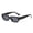 Bright Black Frame Gray Piece, variant on Instagram hot-selling retro small-frame square sunglasses