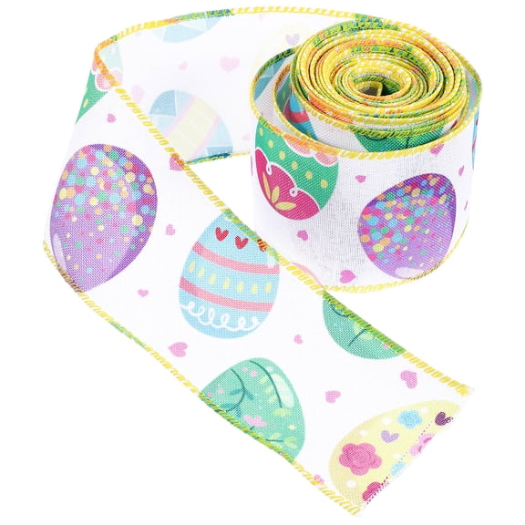 WASHWEPE Easter Ribbon Multicolor 1 Roll 17.72X2.48X0.04In