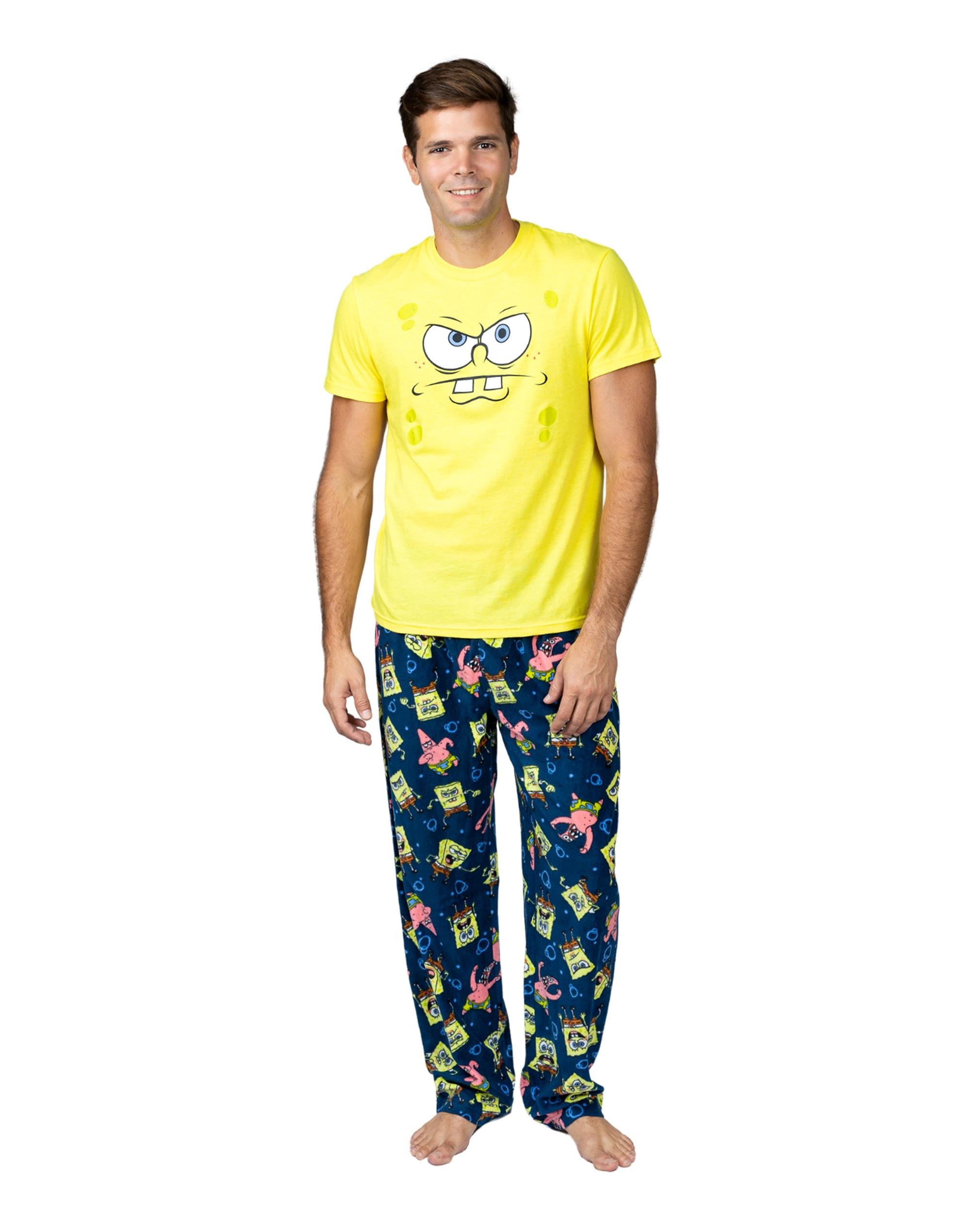 Official License Simpsons Mens Cartoon Character Pyjamas Set PJS Nightwear S-XL 