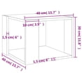 thumbnail image 4 of vidaXL Coffee Table Concrete Grey 40x40x30 cm Engineered Wood, 4 of 4