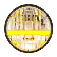 thumbnail image 1 of United Pacific 31458 ULTRALIT High Power LED 7-inch Round Headlight w/Turn Signal & Amber Position Light Bar, Solid State Design, DOT/SAE - 1 Unit, 1 of 4
