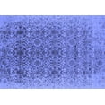 thumbnail image 1 of Ahgly Company Machine Washable Indoor Rectangle Oriental Blue Industrial Area Rugs, 7' x 10', 1 of 4